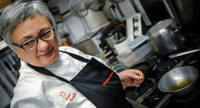 La chef Maria Cicorella