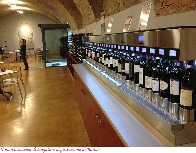 L'erogatore-degustazione di Barolo