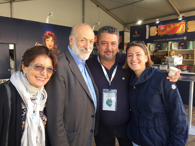 Rita Abbagnale e Carlo Petrini