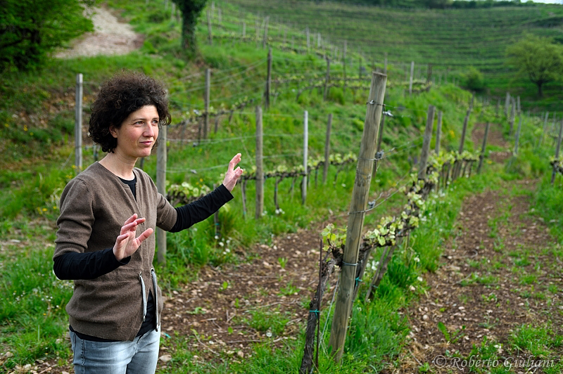 Claudia Crippa dell'azienda La Costa e presidente del Consorzio Terre Lariane IGT
