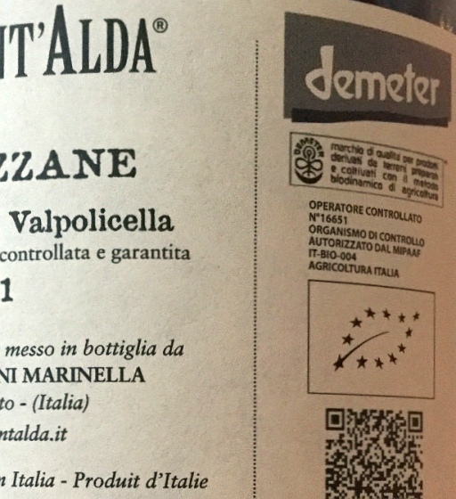 Amarone demeter - Corte Sant'Alda