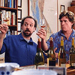 Sideways - Miles e Jack osservano il vino