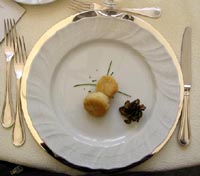 Uno dei piatti serviti