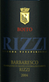 Barbaresco Rizzi Boito 2004