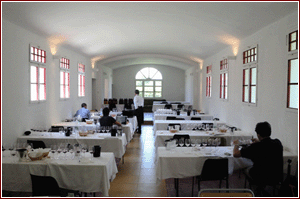 La sala di degustazione