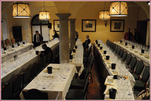 Villa La Massa: sala degustazione