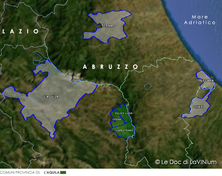 Le Doc dell'Abruzzo: Montepulciano d'Abruzzo Sottozona Alto Tirino