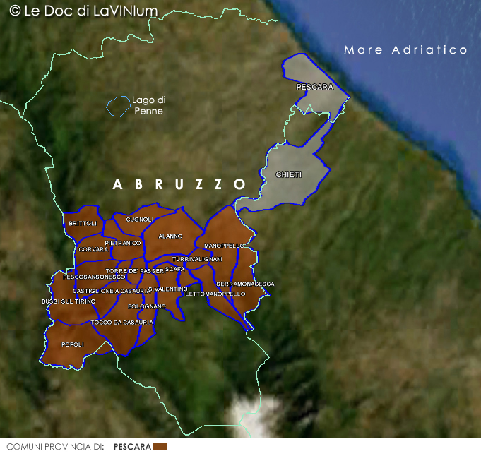 Le Doc dell'Abruzzo: Montepulciano d'Abruzzo Sottozona Casauria o Terre di Casauria