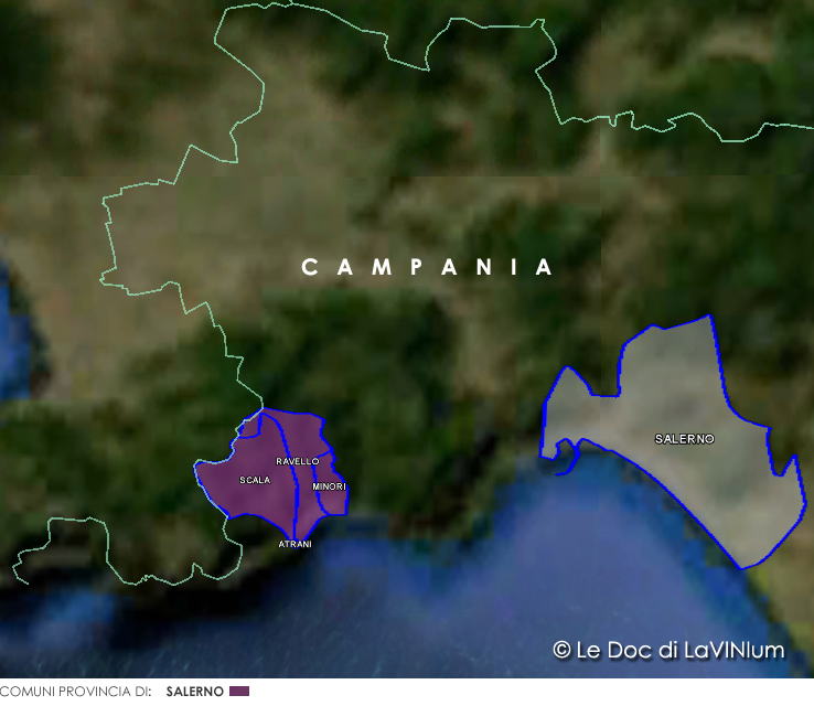 Doc Costa d'Amalfi, sottozona 