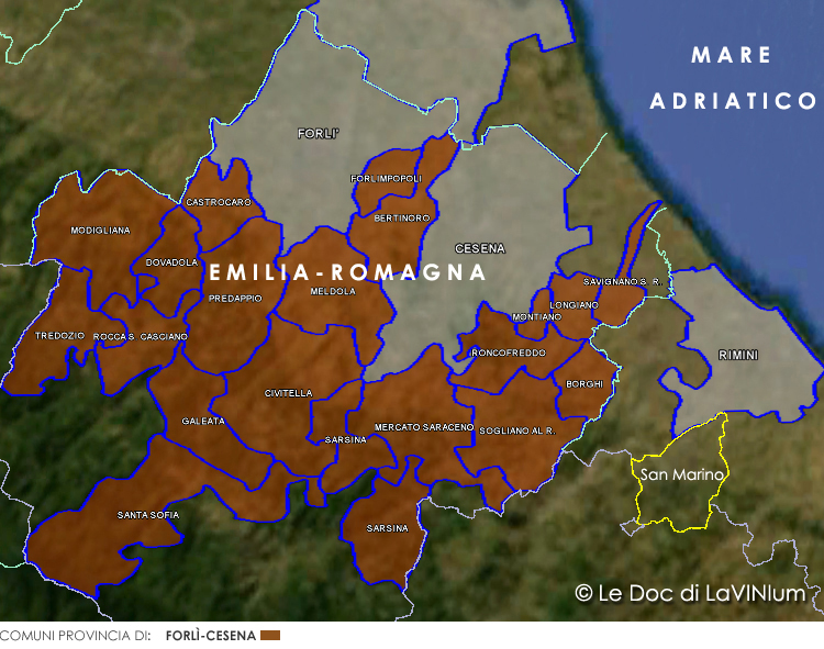 Le Doc dell'Emilia Romagna: Colli Romagna Centrale