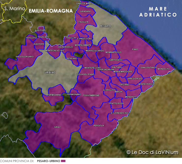 Le DOC delle Marche: Colli Pesaresi