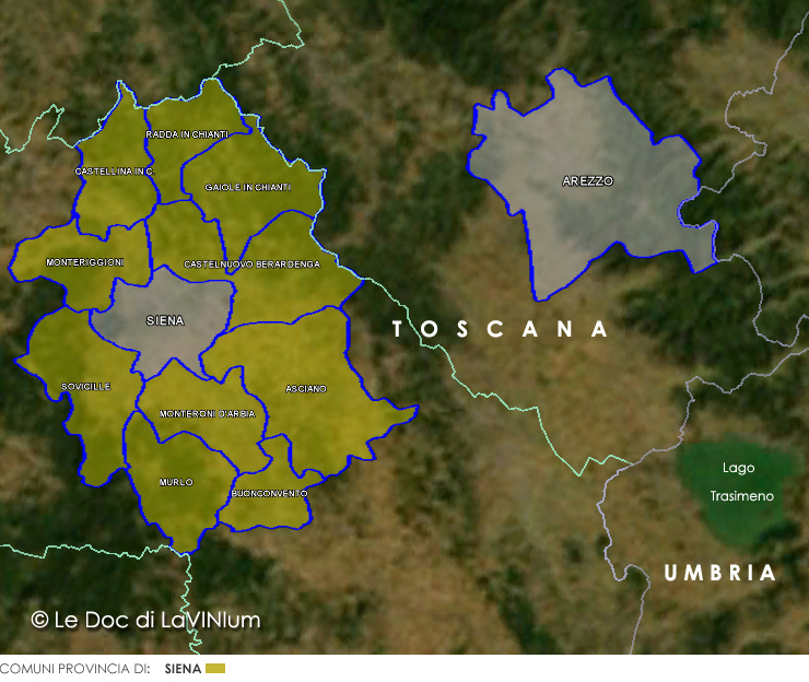Le Doc della Toscana: Val d'Arbia