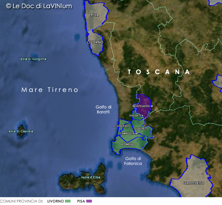 Le Doc della Toscana: Val di Cornia Rosso o Rosso della Val di Cornia