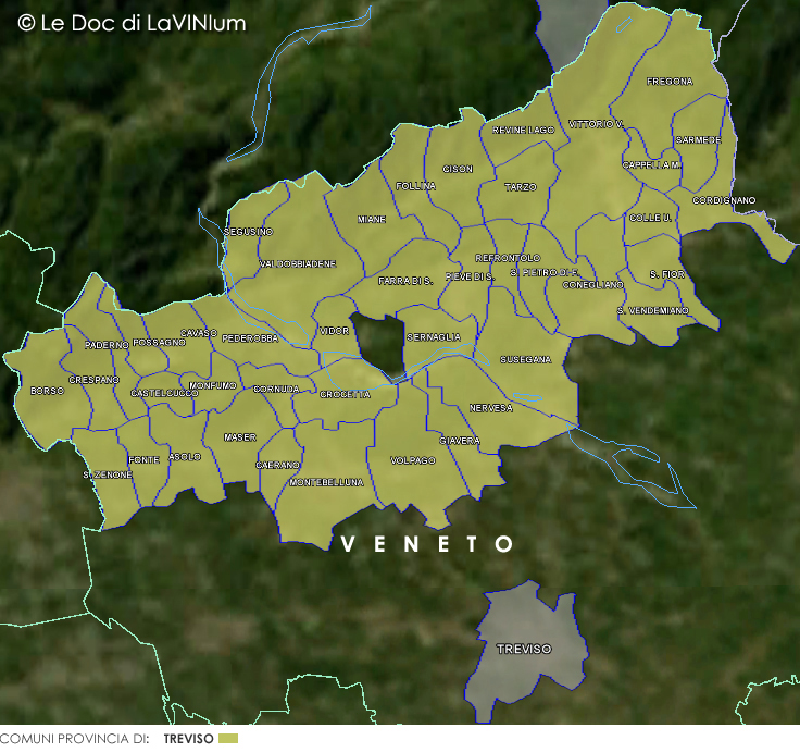 Zona di produzione pinot bianco, pinot nero, pinot grigio e chardonnay