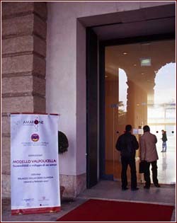 Entrata all'Anteprim Amarone