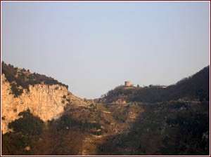 Paesaggio nei pressi di Tramonti