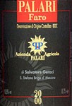 Etichetta del Faro - Azienda Palari di Salvatore Geraci
