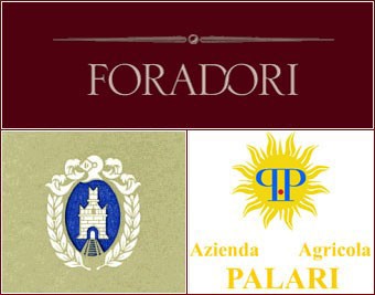 Loghi aziende Foradori, Conterno e Palari