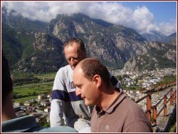 Conferitori uva a Donnas