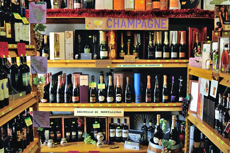 Enoteca Fraticelli, zona Champagne