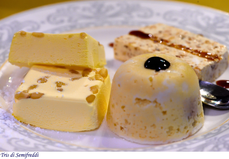 Tris di semifreddi
