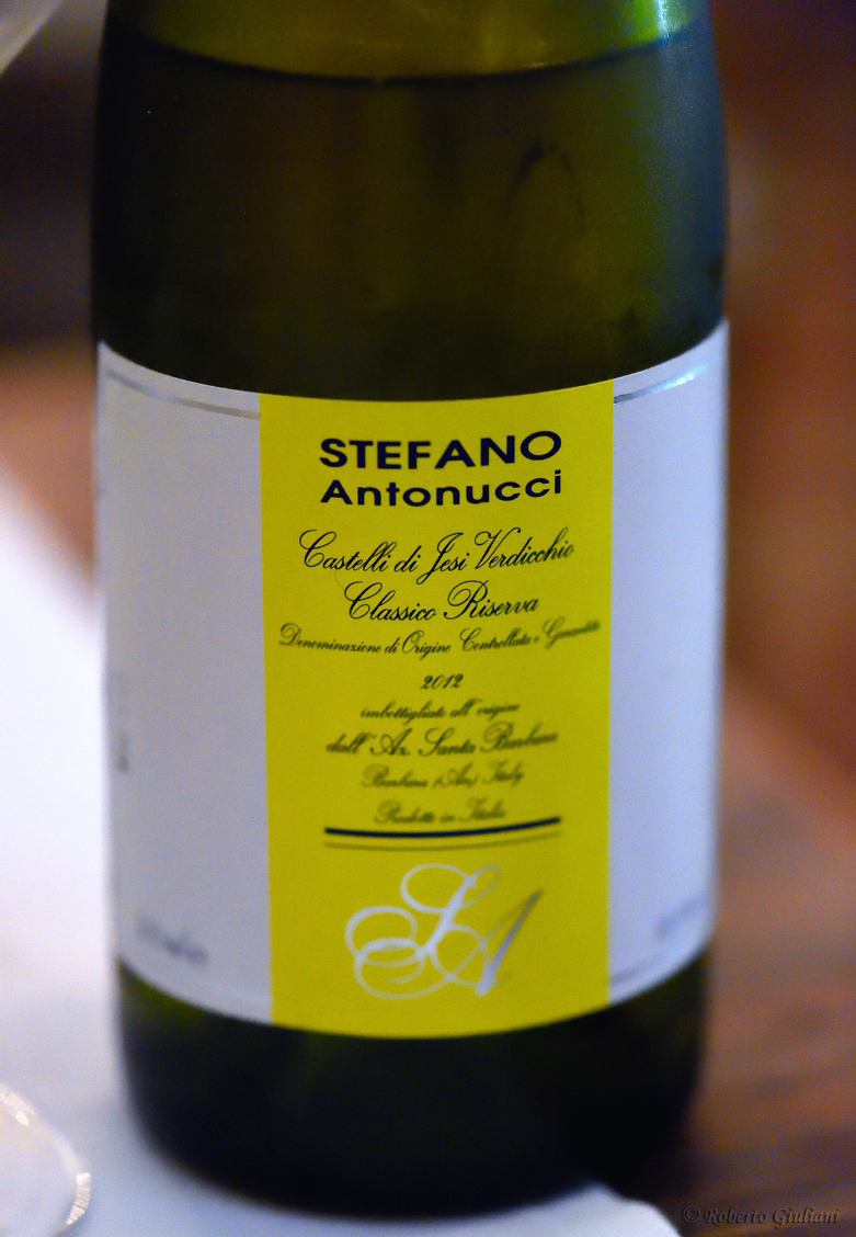 Verdicchio dei Castelli di Jesi Classico Riserva 2012 di Stefano Antonucci