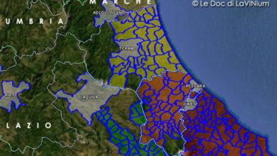 mappa vino Abruzzo Doc