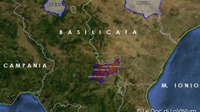 mappa vino doc Grottino di Roccanova