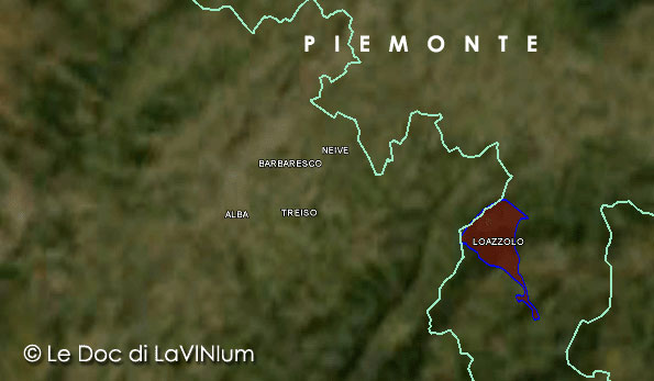 mappa vino doc Loazzolo