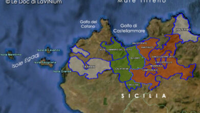 mappa vino doc Alcamo