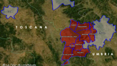 mappa vino doc Colli del Trasimeno
