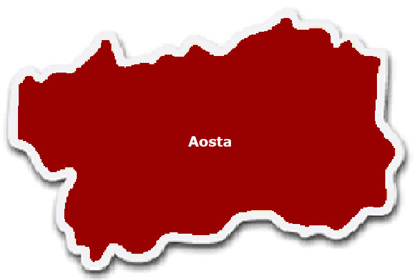 Cartina Valle d'Aosta