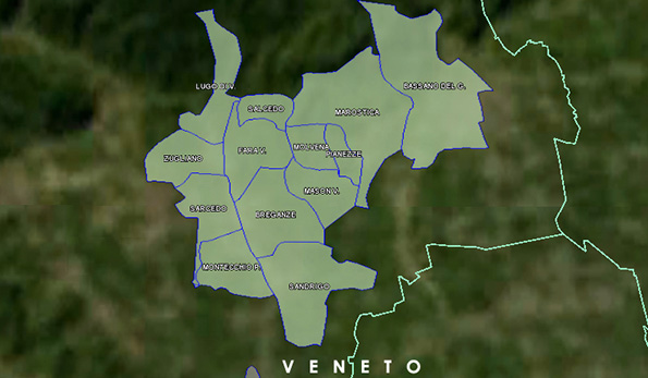 mappa vino doc Breganze