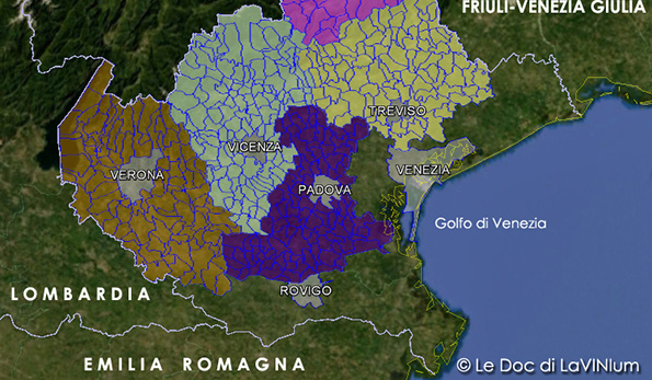mappa vino doc vigneti della serenissima
