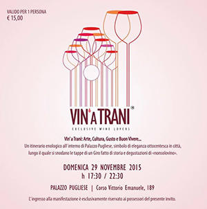 Locandina Vin' A Trani