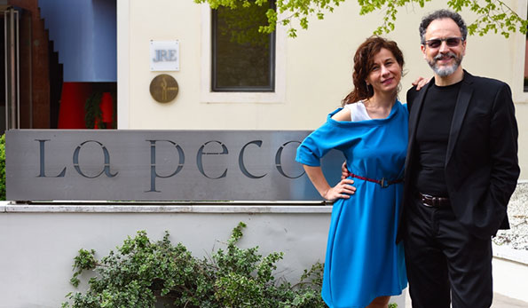 Cinzi Boggian e Pierluigi Portinari del ristorante La Peca di Lonigo