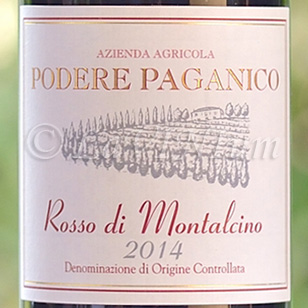 Rosso di Montalcino 2014 Podere Paganico