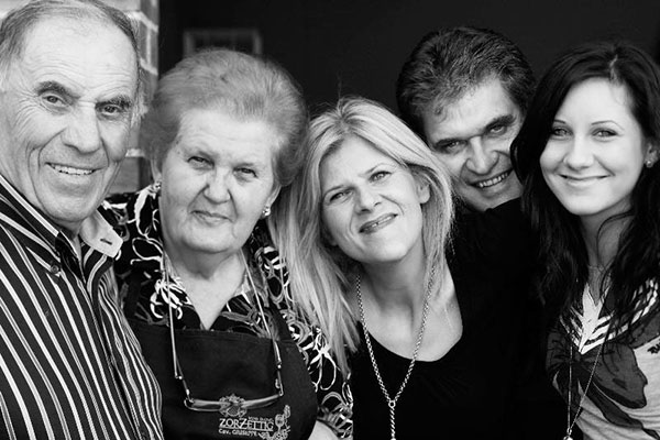 La famiglia Zorzettig