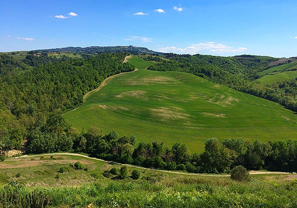 Panorama dall'agriturismo Santa Vittoria