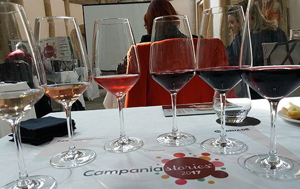 calici di rossi campani