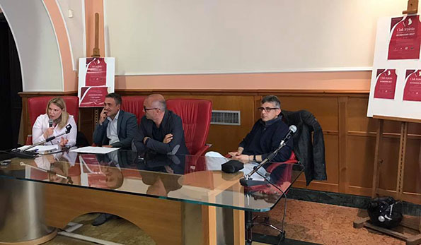 Da sin. Milena Pepe, Stefano di Marzo, Marco Grasso e Piero Mastroberardino