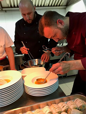 Lo chef Fabiano Borea