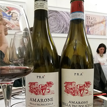 Bottiglie di Amarone Prà