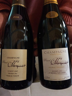 Pascal Doquet Le Mont Aimé 2006 Le Mesnil Vieilles Vignes 2002