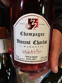 Vincent Charlot Le rubis de la Dune Rosé de Saignée