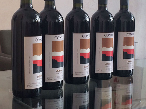 Vino rosso Origini Cantine del Castello Conti