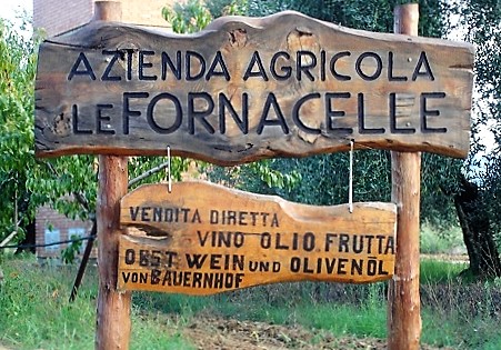 Insegna azienda Fornacelle