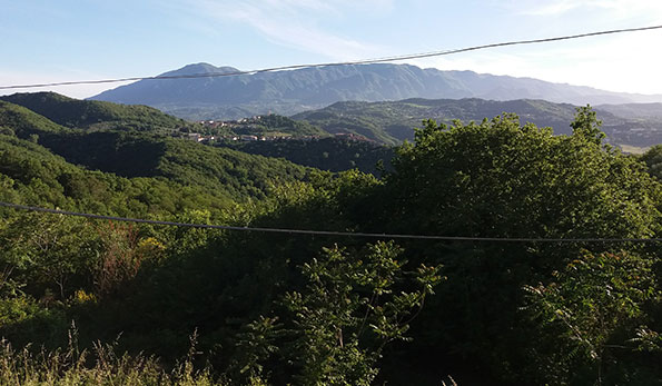 Il paesaggio intorno a Chianche