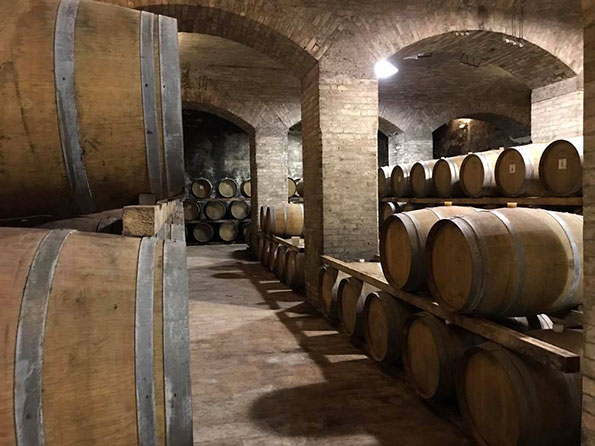 La cantina dell'azienda Scacciadiavoli