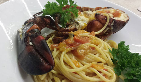 Spaghetti con l'astice